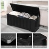 47.2" Storage Chest Extra Large,Storage Trunk with 2 Safety Hinges,Wooden