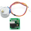 A-DIGISHUO 3Pcs ULN2003 28BYJ-48 4-Phase Stepper Motor with 5V Drive
