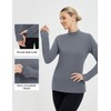 baleaf Long Sleeve Shirts for Women Mock Turtleneck Tops Thermal