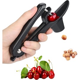 Honbuty Heavy-Duty Stainless Steel Cherry & Olive Pitter with Lock Design – Multi-Functi