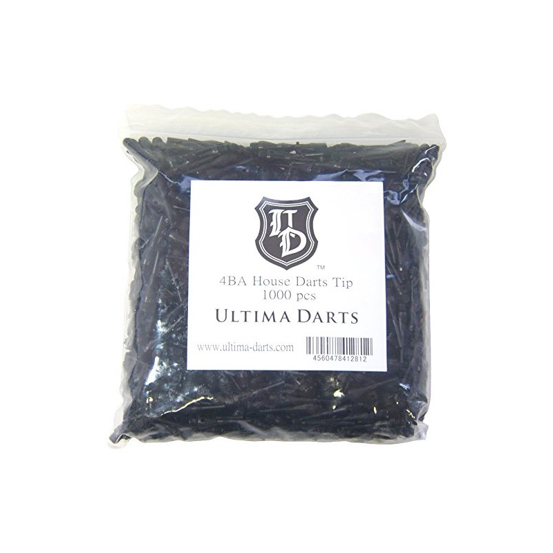 Ultima Darts House Dart Tips/4inch Size 1000 Pieces Black