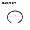 Zreneyfex 2 Pcs 68146592AA Snap Rings, Front Axle Carrier Snap