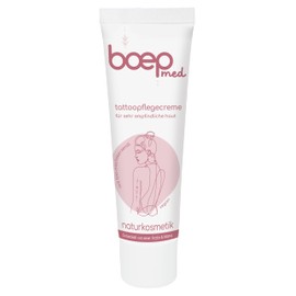 boep med Tattoo Cream for the Care of Fresh Tattoos without Fragrances for All Skin Types by a Doctor & Dermatologically Tested Vegan Natural Cosmetics (50 ml)