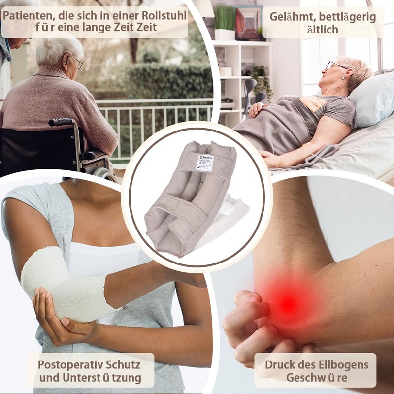 EZ Assistive Elbow Pads for Bedridden Patients or Elderly, Elbow