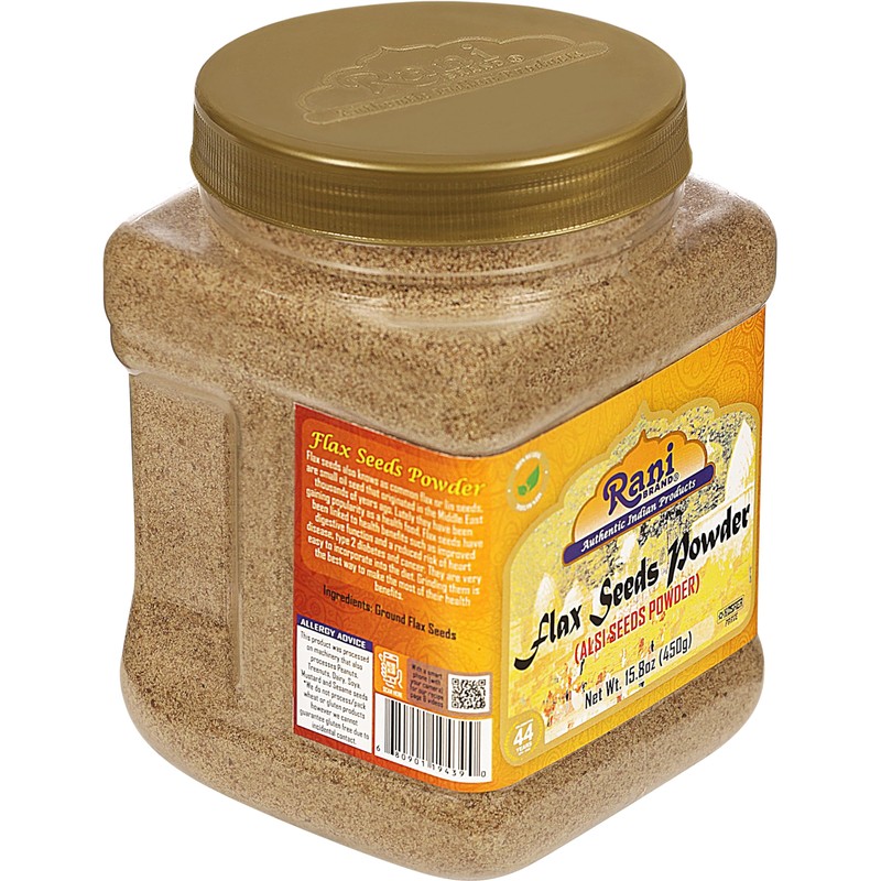 Rani Flax Seeds Powder (Alsi, Linum usitatissimum) 15.8oz (450g) PET