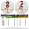 LXKIKMM Kids Cowgirl Costume Outfit Western Themed Cosplay Denim Skirt