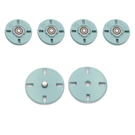 5Pcs/Set Snap Buttons Metal Buckle Buttons Invisible Buckle for Coat Clothing Sewing Accessories (#12 Light Blue, 18mm)