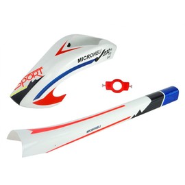 MICROHELI Airbrush Fiberglass King Cobra Fuselage (WT) - Blade 230S / V2 / Smart