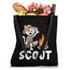 Cat Scout Camping Scouting Scouts Camper Tote Bag