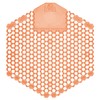 Wave 3D Urinal Deodorizer Screen, Mango Scent, Orange, 10/Box