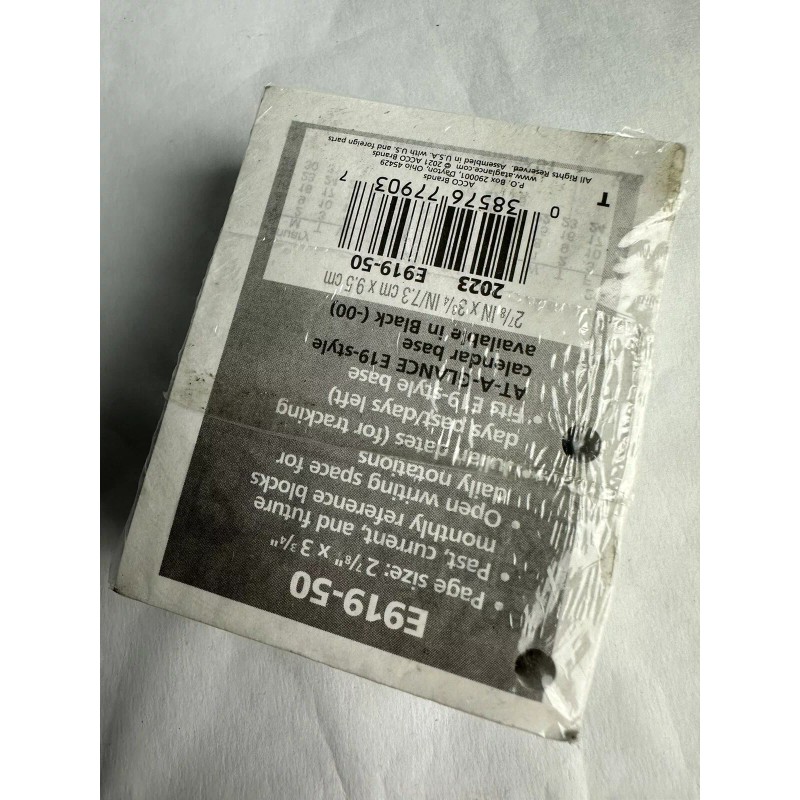 AT-A-GLANCE 2023 Compact Daily Loose-Leaf Desk Calendar Refill Mini 3