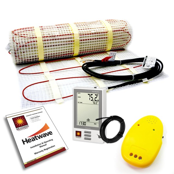 HEATWAVE 20 Sqft Electric Floor Heating Mat Kit - 120V,