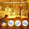 Minetom 6 Pack Battery Operated Warm White Fairy String Lights