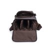 Waterproof Canvas Leather Trim DSLR SLR Shockproof Camera Shoulder Messenger