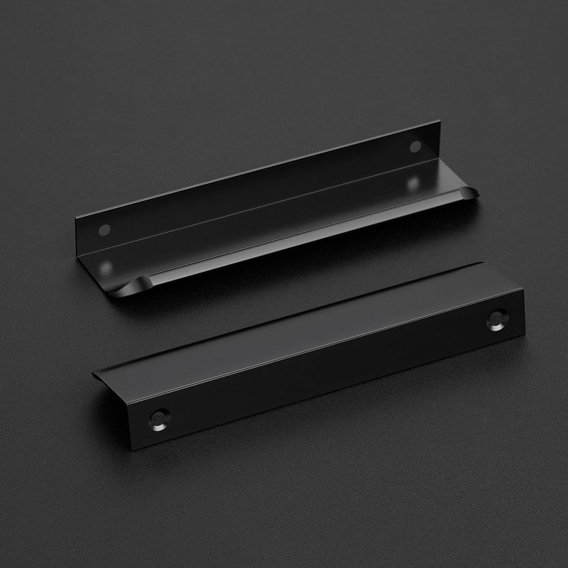 Ravinte Hardware 10 Pack Black Cabinet Handles, 5.9 Inch (150mm)