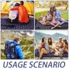 Camping Mattress Sleeping Pad, Portable Lightweight Inflatable Sleeping Mat, Built-in