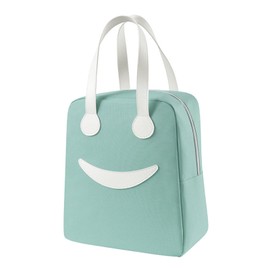 Aoveew Lunch Bag Large Capacity Insulated Bag for Lunch Oxford Cloth Hand Carry Lunch Bag (Green L)