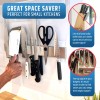 HMmagnets Strong Adhesive (No Drill) Magnetic Knife Holder for Wall