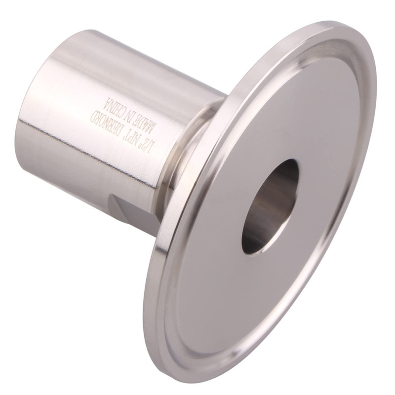 DERNORD 2'' Tri clamp Adapter to 1/2 inch FNPT Thread