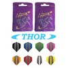 THOR-DARTS L-Style Dart Tips in Double Pack Flights (2 x