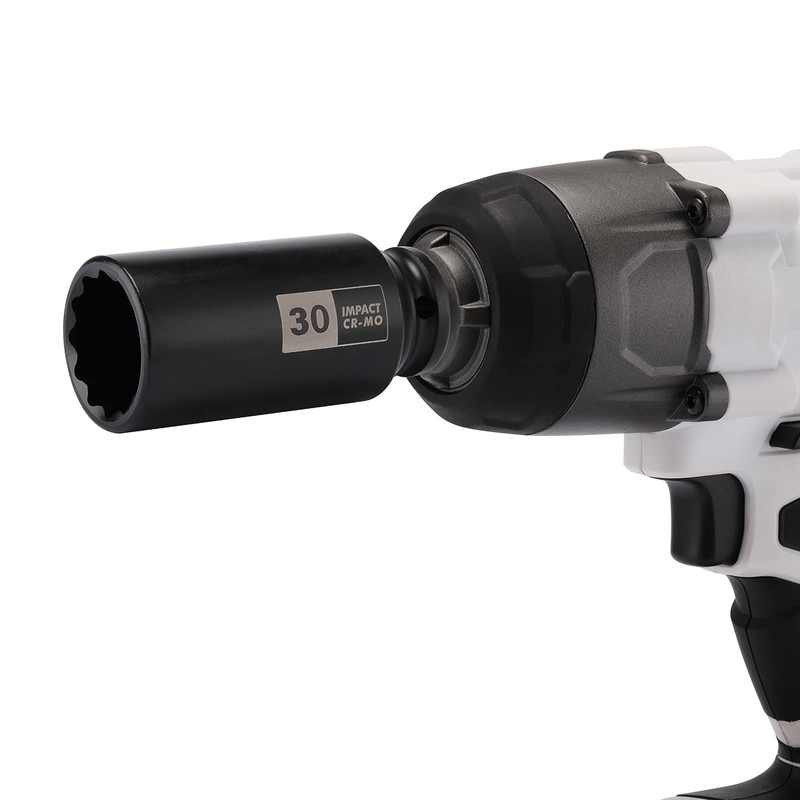 EMENTOL 1/2 Inch Drive Deep Spindle Axle Nut Impact Socket,