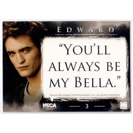 NECA Twilight Eclipse Trading Card Edward Cullen #3