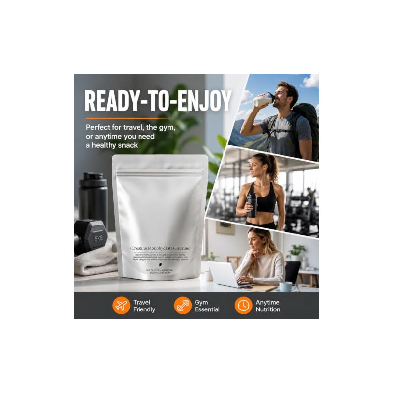 JIASHA Creatine and Taurine Powder for Enhanced Performance
