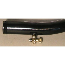 Unbranded 1928-1931 Model A Ford Radiator Outlet Pipe and Brass Petcock.