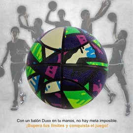 Balón De Basquet Hule Duxx Flow 5 Verde