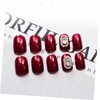 FOMIYES False Nail Tips 24pcs Full Coverage Nail Art False
