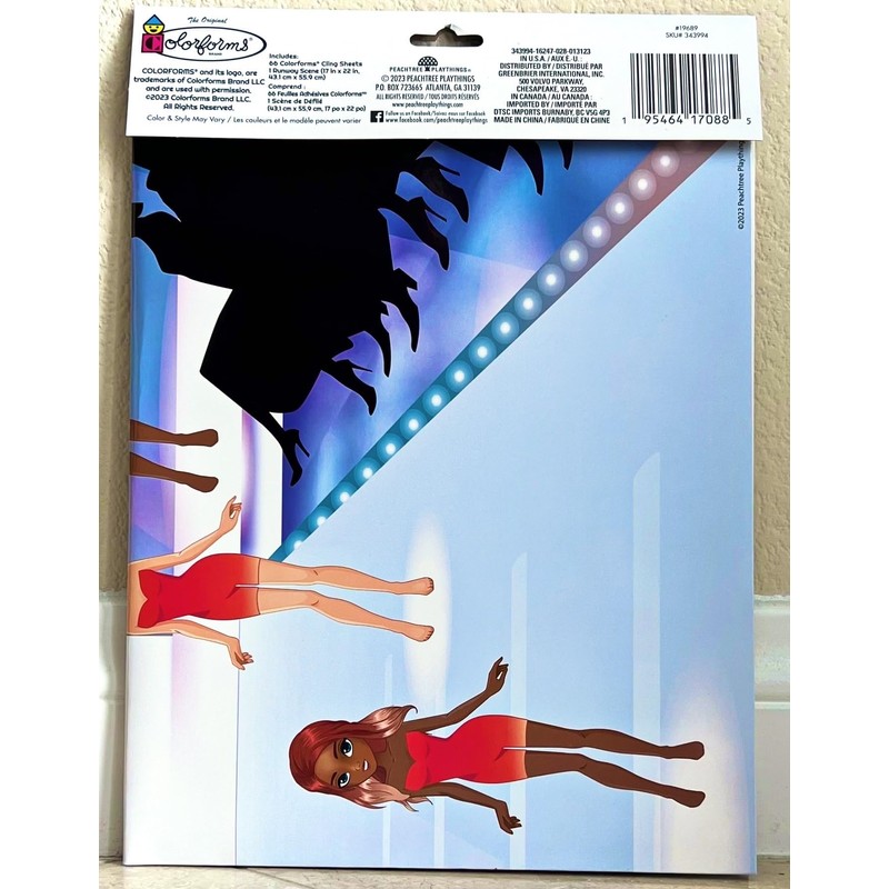 Colorforms Dress-up Runway