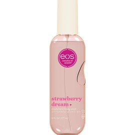 eos Cashmere Body Mist, Strawberry Dream, Body Spray for Women, Strawberry Perfume, Hair Mist, Moisturizing, Hyaluronic Acid, Glycerin, Vegan, Cruelty-free, 6 fl oz