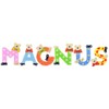 Playshoes Children's Wooden Letters Names Magnus Set – Assorted
