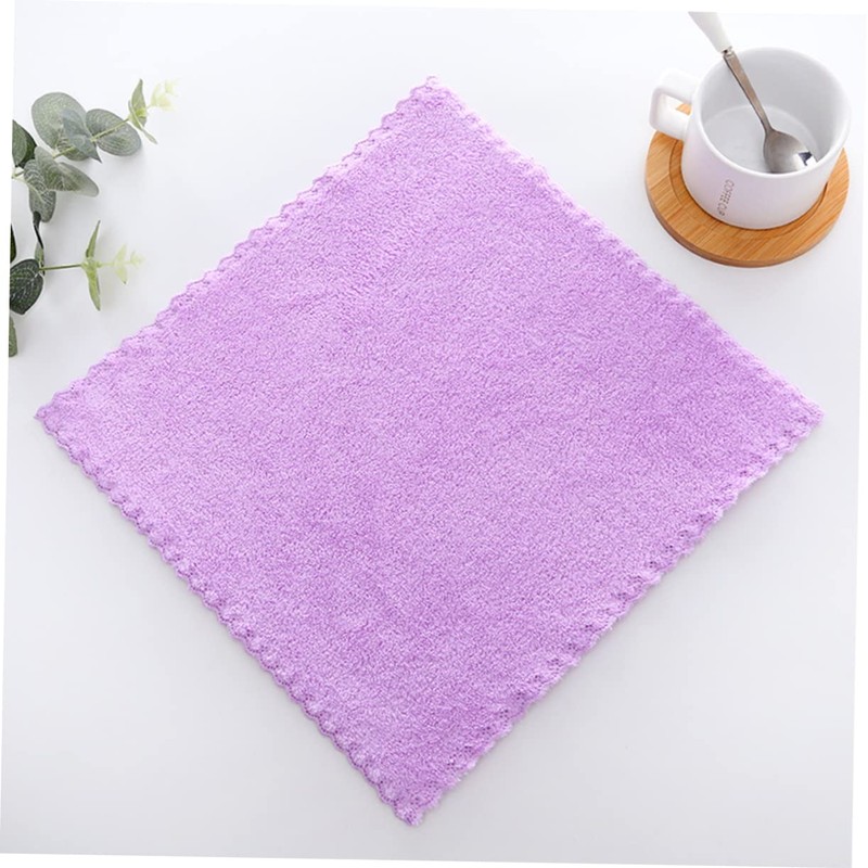 Baluue 10 Pack Absorbent Coral Makeup Remover Cloths Soft Microfiber
