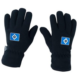 HSV Hamburger SV Thinsulate Fleece Gloves (L), black