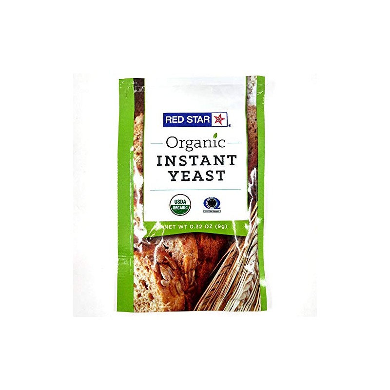 Lesaffre Red Star Organic Instant Yeast - 5 Packets