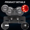 Biqing Multifunction Universal Red Lens Double Motorcycle Taillight/Turn Signal/Brake Stop