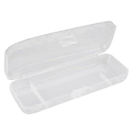 Jinshining White Transparent Shaving Box for Shaver Razor,Razor Protector Plastic Box Cover Container Storage for Manual Razor System，Shaving Accessories，Electric Shavers