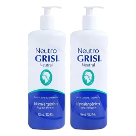 Jabón Corporal Grisi Neutro 2 Pzas De 900 Ml