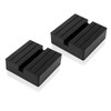Pack of 2 Car Jack Rubber Pads, Rubber Blocks, 75