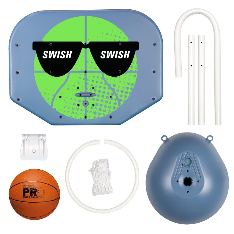 Poolmaster Swish, Swish Pro Rebounder Poolside Basketball Hoop Set for