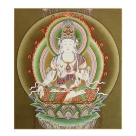 仏画色紙 色紙 虚空蔵菩薩 こくぞうぼさつ