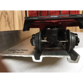 O SCALE TRAIN DISPLAY SHELF/Model Railroad Rail Shelf - Set of 2