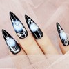 White Hole Cheek Handmade Nail Tips - Ballerina / 화이트홀