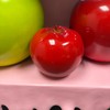 LM Treasures Small Red Apple Over Sized Statue Fruit Display
