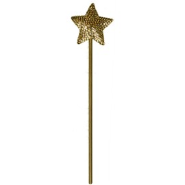 Jacobson Hat Company Ladies Sparkly Star Wand (Gold)