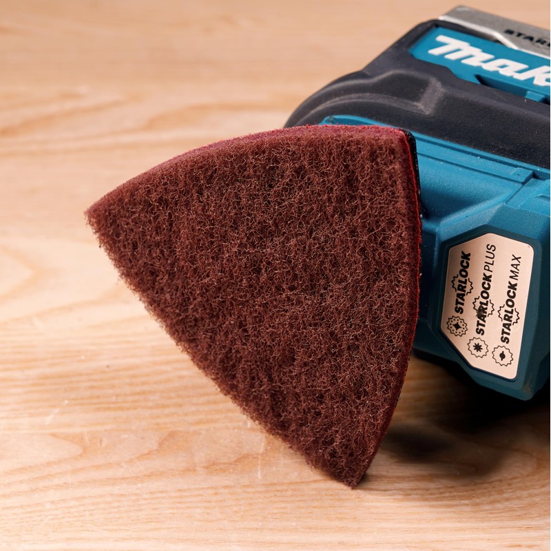 Makita B-21799 100 mm Fleece Delta Sanding Paper - Multi-Colour