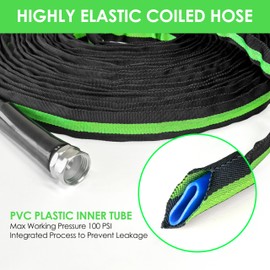 AOLINK RV Drinking Water Hose 75FT, Lead-Free, Fabric Reinforced, Lightweight, 3/4 GHT Fitting, Abrasion Resistant