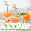 200 PCS Bamboo Cocktail Picks, Natural Bamboo Sticks, Toothpicks for