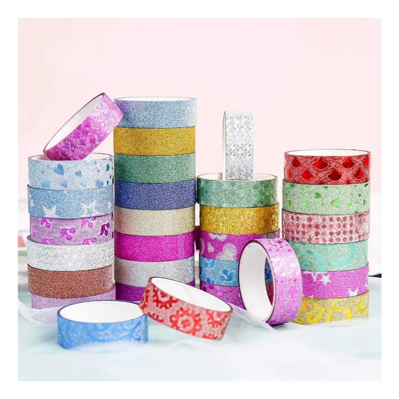 Set 50 Cintas Washi Tape Adhesivas Decorativas